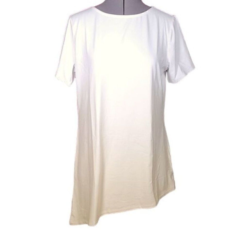 NWOT Elizabeth & Clarke Dip-Dye Knit Top with StainTech Sz XS